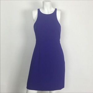 J. Crew High Neck Sheath Violet Dress